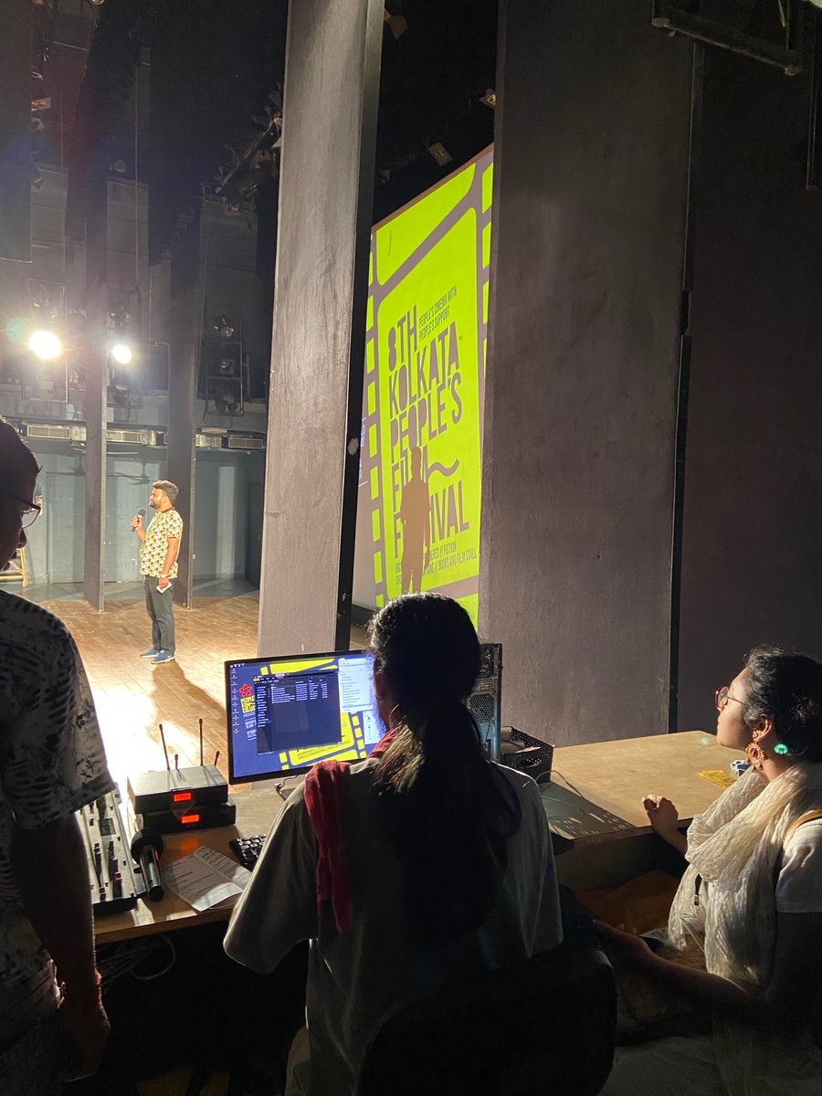 deviv07's tweet photo. Discount Workers @Ammar_Aziz .  Kicking of Kolkata People’s Film Festival organized by the People’s Film Collective. #kpff2022 
@Utsa_94  @SenguptaParoma @kanthalikola @amudhanrp @VohraKunal https://t.co/n1tqxxNrn2