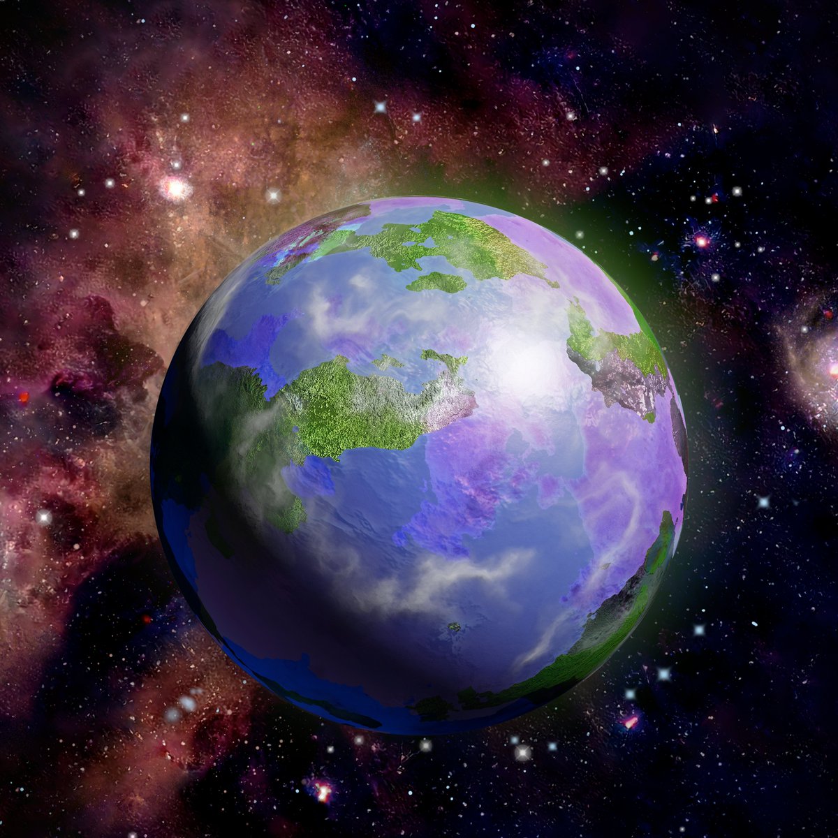 PlanetariumNFT's tweet photo. Purple is most often associated with royalty, magic, mystery and piety. But do you know why the oceans here are purple? A prickly dye-murex snail lives in waters, and its slime colours them.
#NFT #NFTs #shillnft #nftcommunity #nftart https://t.co/wyyJM8795S