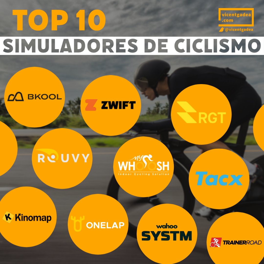 vicentgadea's tweet photo. Para los amantes del ciclismo, os muestro mi top 10 simuladores de ciclismo virtual ⬇️
https://t.co/VhF4EBqBMY
Youtube 📺👇
https://t.co/nrmrmrhd7u
Tik Tok 📱👇
https://t.co/t74HTnDMnL
#cycling #zwift #bkool #tipVG https://t.co/GkaJhKDsKd