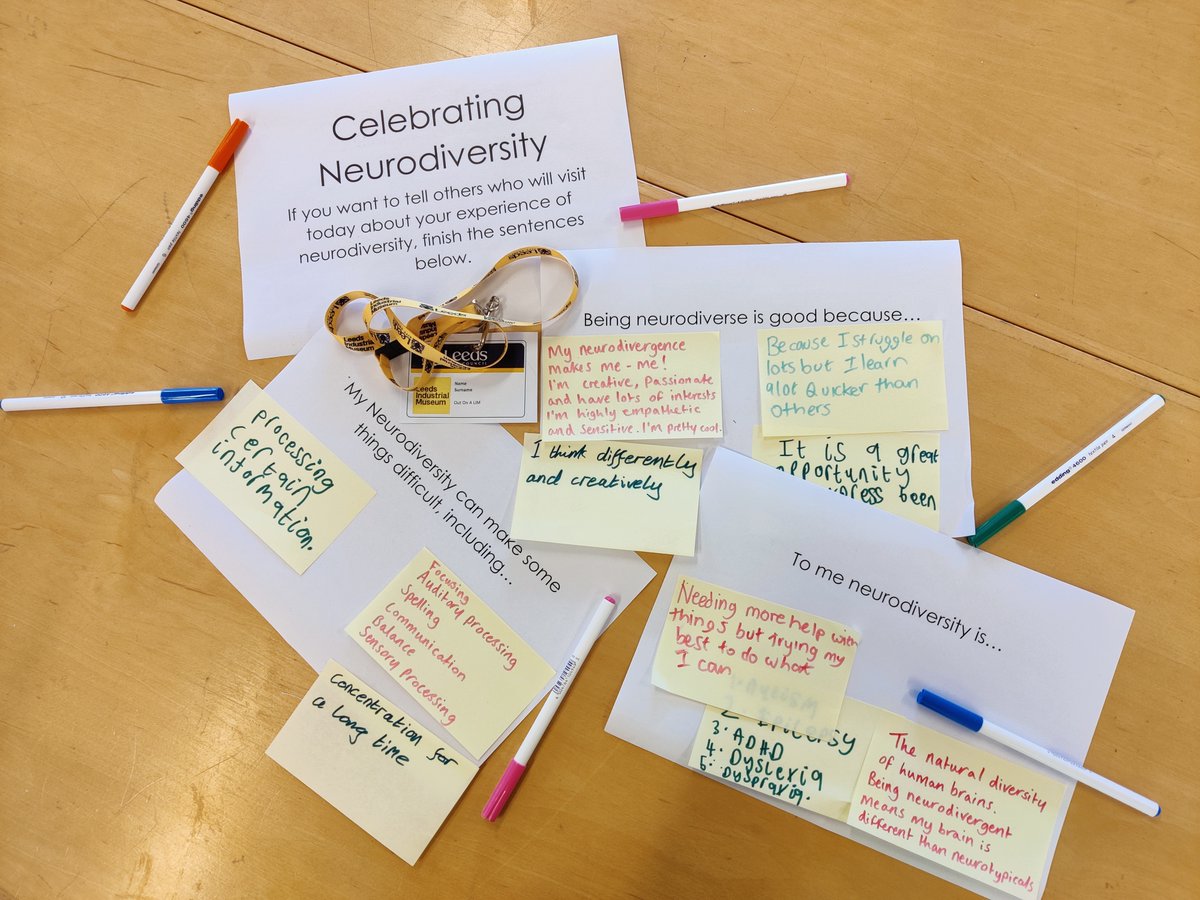 CBNewbould's tweet photo. Our #YouthPanel planned and delivered an event for #Celebrating #Neurodiversity week. We had rag-rugs, games and tea and cake. 

One member commented:
"We want the museum to be more reflective and openly inclusive of its neurodiverse community."

So proud of this group ♾ https://t.co/XaWeCR0Nxf