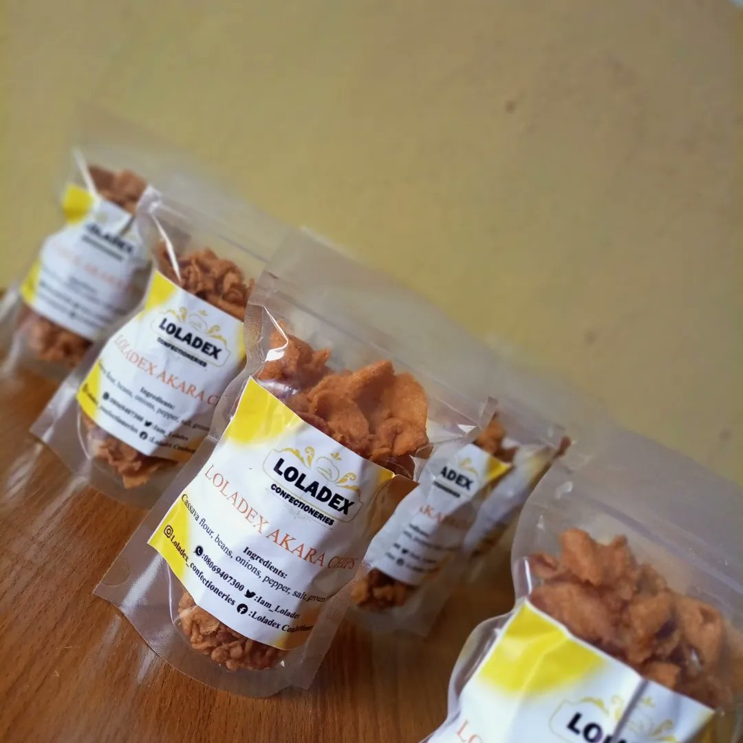 iam_Loladex's tweet photo. When I said my Akara Chips is the best shebi you did not believe 😜 because if you believe you'll be ordering back to back ni. 
Check the last frame 😜 💯(don't mind the typo, she no get chill just dey type fast 😂)
With Increase in Cost Of Production the Quality is still there. https://t.co/U2kslk8xhi