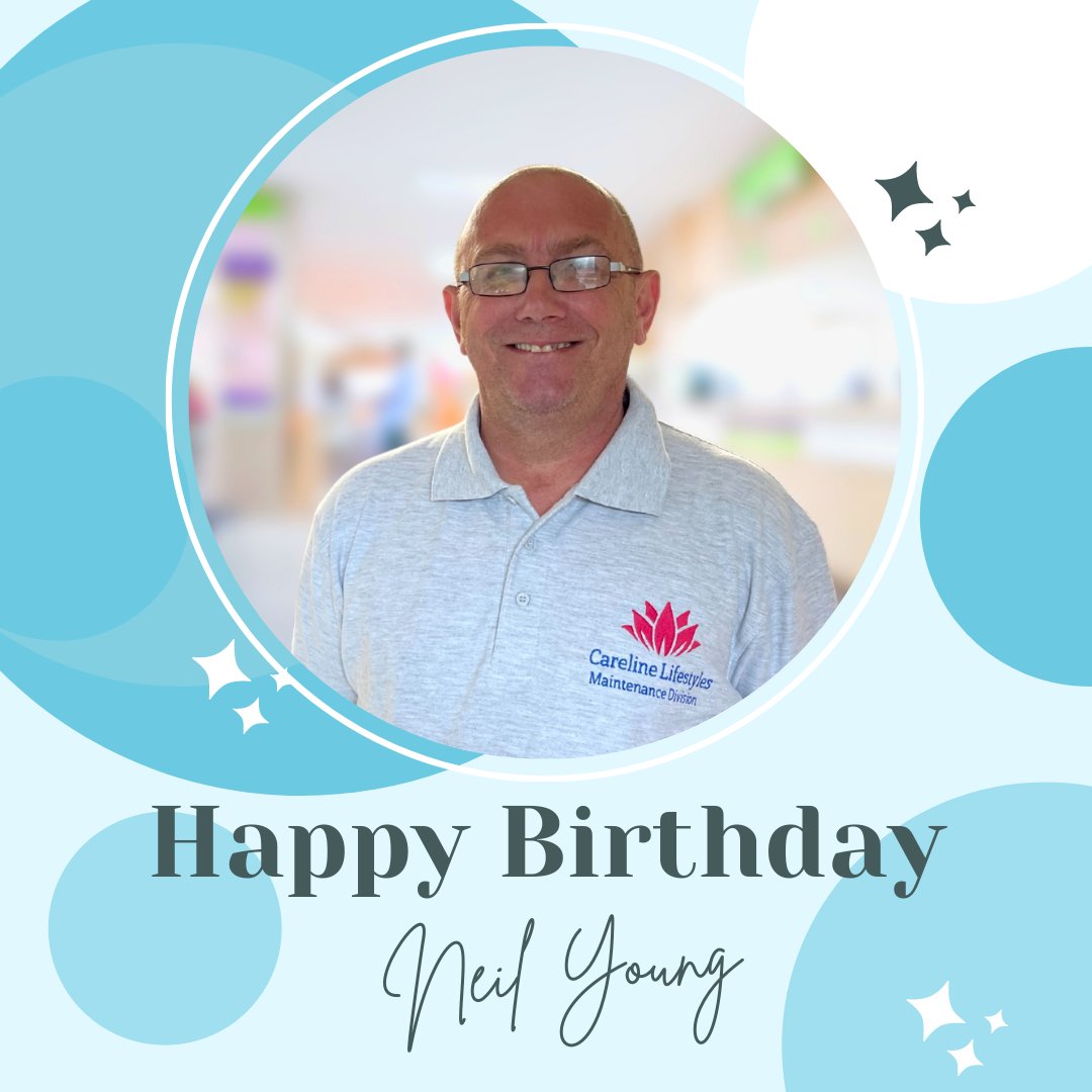 CarelineCare's tweet photo. We are coming to the end of the first quarter with lots of birthdays celebrated so far in 2022!

A special Happy Birthday to Neil this week, have a great time celebrating 🥳 https://t.co/7ing5aRiwl