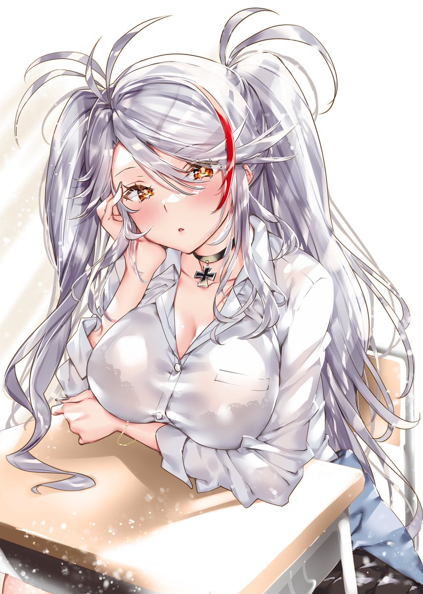 ラミィちゃん、苺メイド、ギャルオイゲン✨
 #今月描いた絵を晒そう 