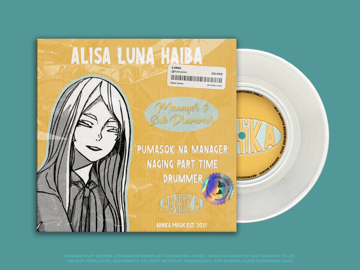 ㅤㅤㅤ

               ALISA LUNA HAIBA

ㅤㅤㅤ