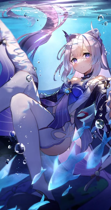 #今月描いた絵を晒そう
心海ちゃんでした 