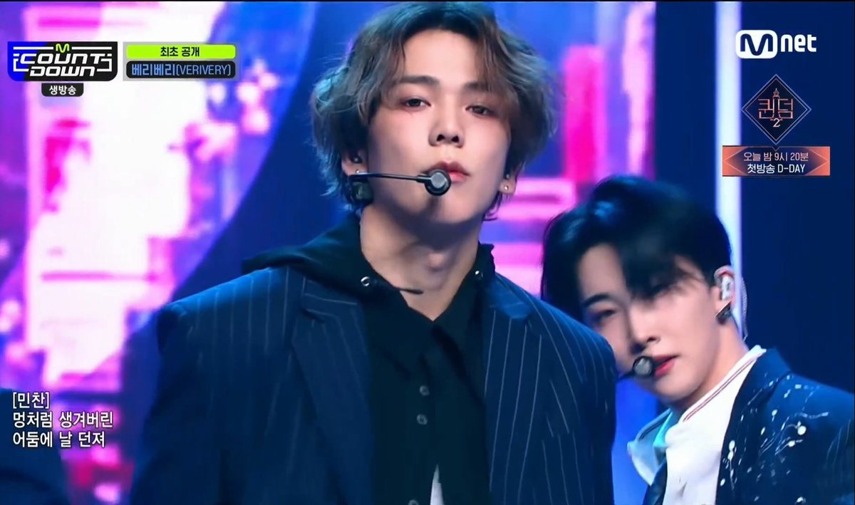VERIMINY's tweet photo. HONG MINCHAN LOOKS EXTRA FIERCE TODAY I DON'T UNDERSTAND https://t.co/toWOPQugar