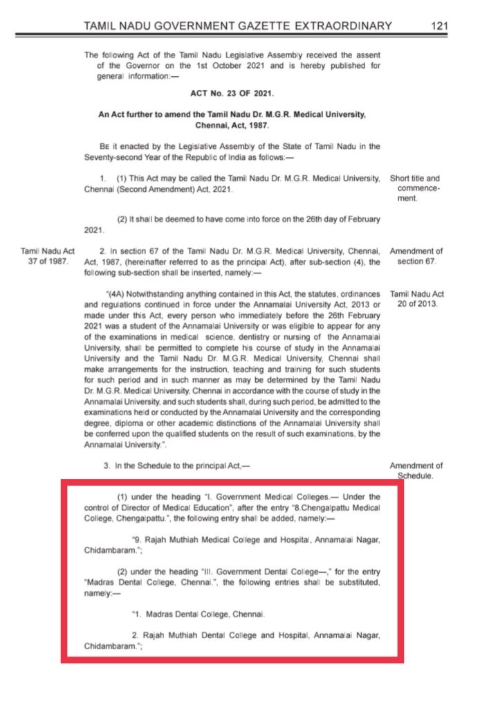 maruthuvargal's tweet photo. Rajah Muthiah Medical College renamed &amp; included in the list of Government Medical Colleges and brought under the control of DME(H&amp;FW) since 2021 itself. But now the fees for this Govt College which is demanded again equivalent to private colleges(4L-MBBS, 2.5L-BDS,MD/S-3L)-WHY? https://t.co/QpRYPxWLxB