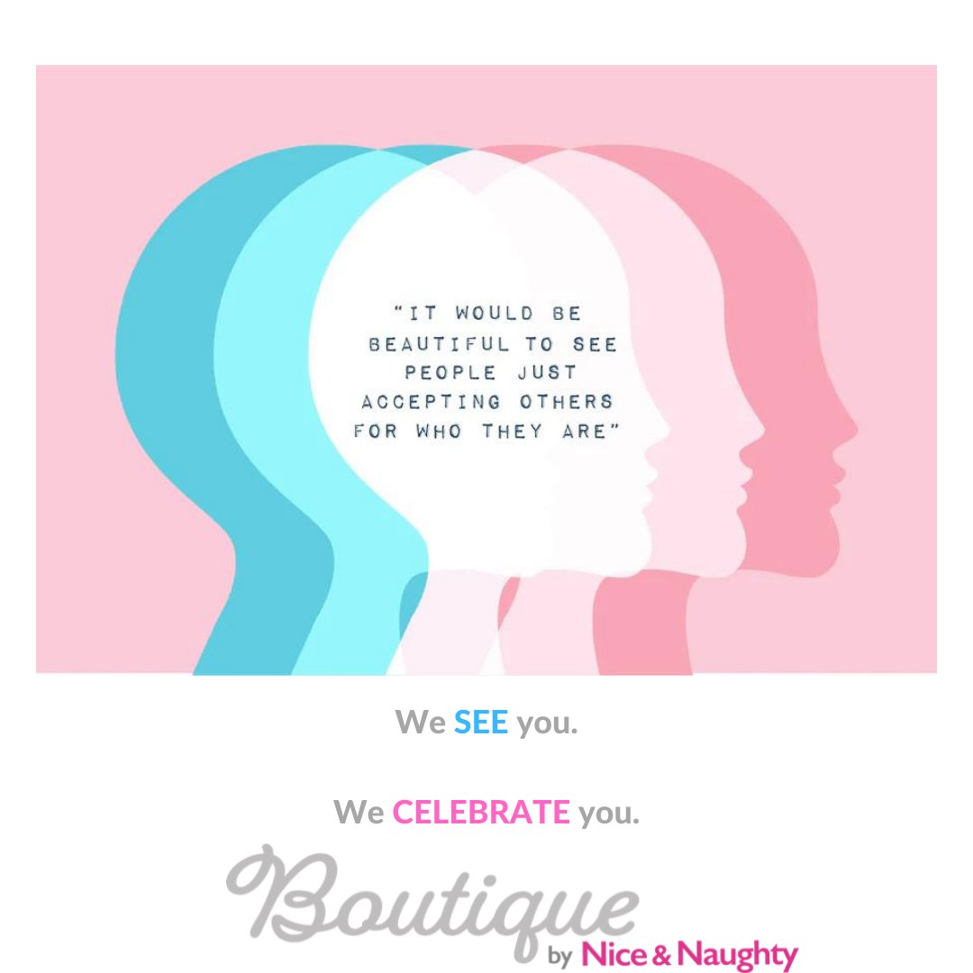 We SEE you ⁠
⁠
We CELEBRATE you⁠
⁠
#transgenderdayofvisibility⁠
⁠
#she #her #hers #they #them #theirs #he #him #his #nicennaughty

nicennaughty.co.uk/blogs/news/the…