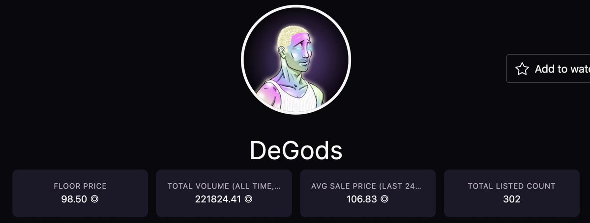 UpfrontRaj's tweet photo. Degods at nearly 100 FP stable. Where does this go from here after deadgods tomorrow. #DeGods 
@DeGodsNFT  #DeadgodsWeek https://t.co/gHmnFa8MRT
