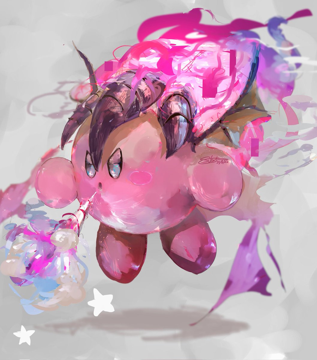 カービィ 「ドラゴニックファイア 」|SukeP（すけぴー）のイラスト