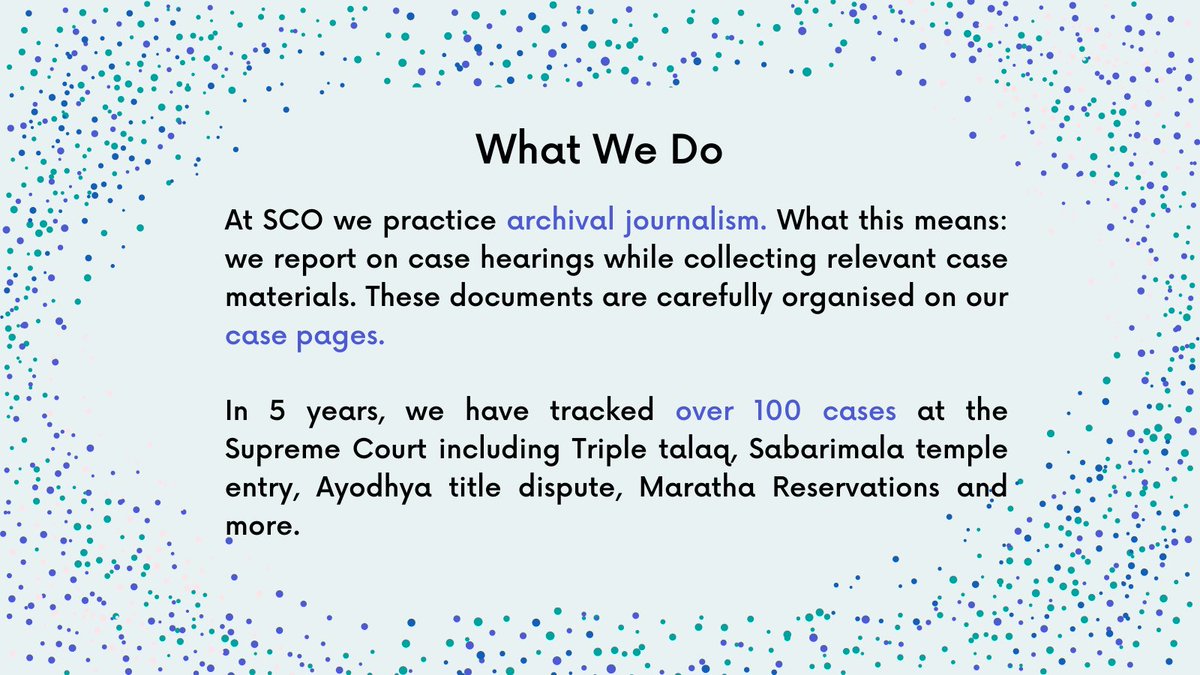 scobserver's tweet photo. Read about SCO's story on our 5th birthday!
We thank you all for your readership and for supporting us! There’s much in store for SCO in the coming years.
Visit https://t.co/mYj7lA8CS7 for more!
@IPSMF_
#SCObserver #SupremeCourtofIndia #lawtwitter https://t.co/U07sru111v