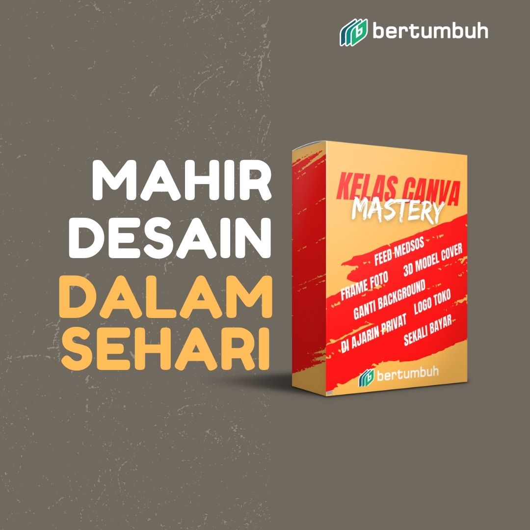 KHUSUS UNTUK KAMU !

RAHASIA BISA DESAIN DALAM 30 HARI AJA
Logo, Banner Promosi, Postingan Sosmed, Desain Story, Cover, CV, Frame/Twibon, Foto Produk, Activity Book DLL
Kelas Canva Mastery cara mahir desain grafis dalam waktu singkat.

linktr.ee/PeluangDigital