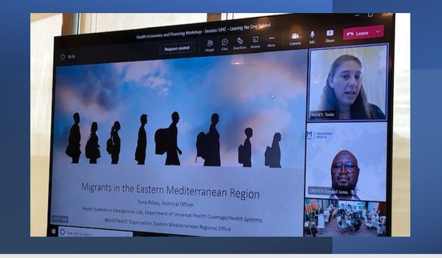 FarazKhalid82's tweet photo. Dr Tonia Rifaey from @WHOEMRO & Dr Samuel Juma from @IOM_MENA: 'UHC- Leaving no one Behind'
'Leave no Migrant Behind' in #Kuwiat
@UNinKuwait @KUWAIT_MOH
@P4HNetwork @MAAHusain #Kuwait https://t.co/QWS6cso5PJ