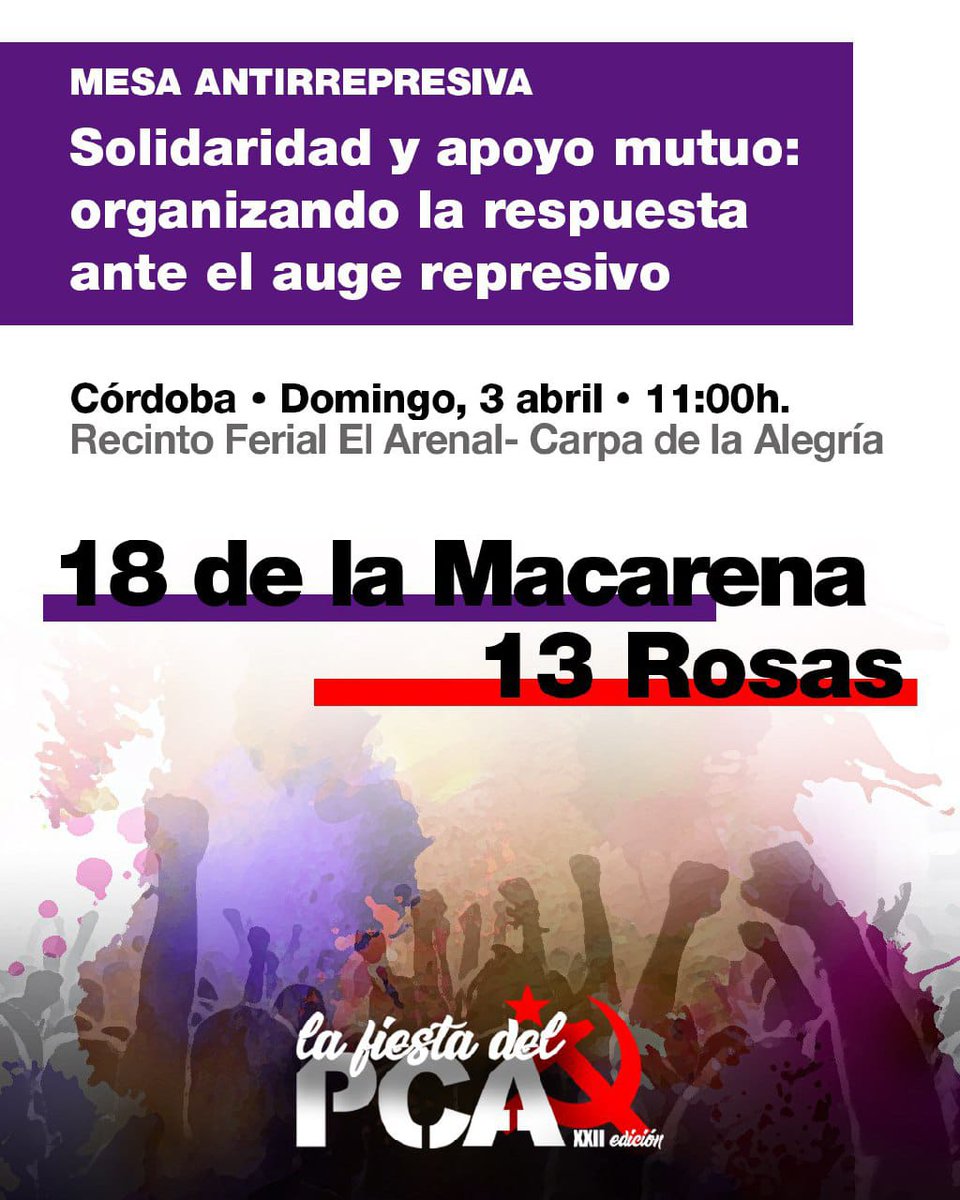 Plataforma Absolución CS 13 Rosas tweet media