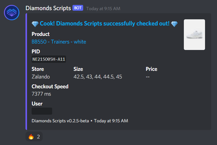 sneaksnrolla's tweet photo. @DiamondsScripts 🔥

G: @DiamondsNotify 
P: @byteful https://t.co/uihPcHD8vu
