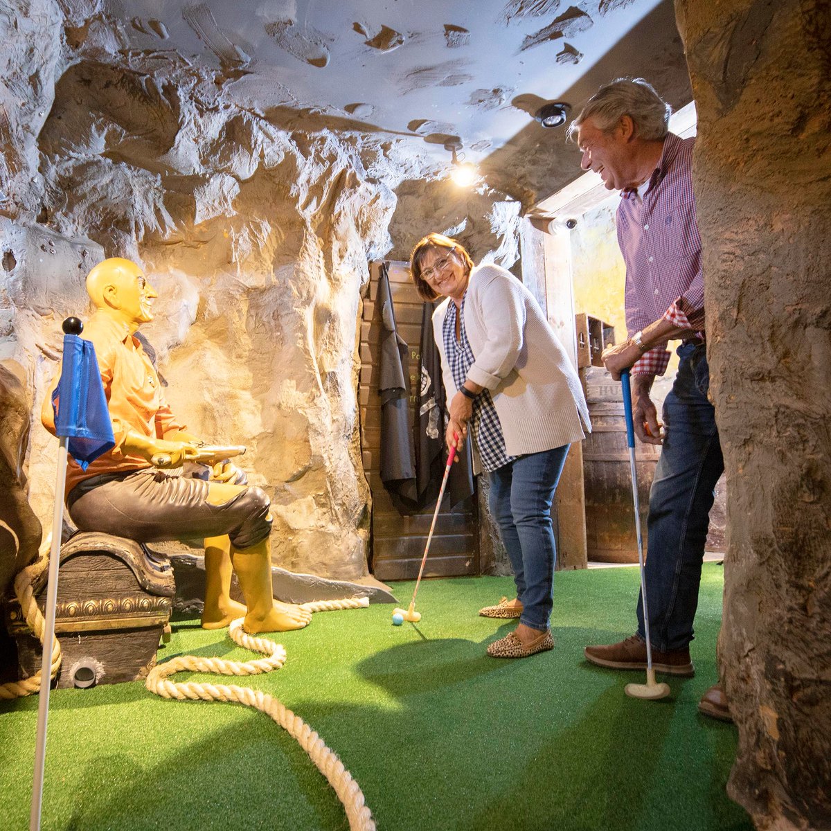 Have you tried our new #AdventureGolf course yet? Book your timeslot online now.
 Check out our TripAdvisors to find out why landlubbers love it! bit.ly/34FArw8 

"We had great fun here and will definitely be returning" ⭐⭐⭐⭐⭐