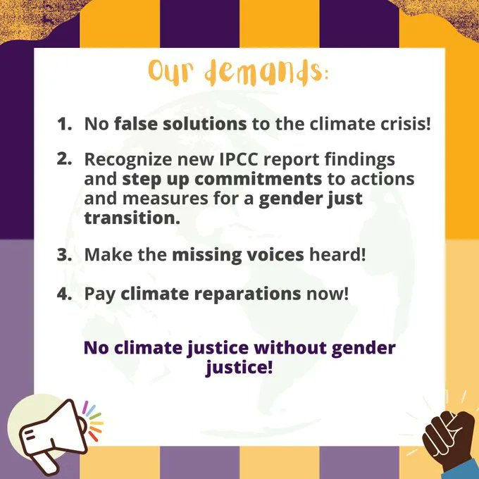 FeministWIDE's tweet photo. Last week, negotiations for #CSW66 wrapped up, here's a brief summary by @gendercc #notwithoutus #FeministClimateJustice #NoFalseSolutions #LossAndDamage #GenderJustTransition https://t.co/aJf065cklx