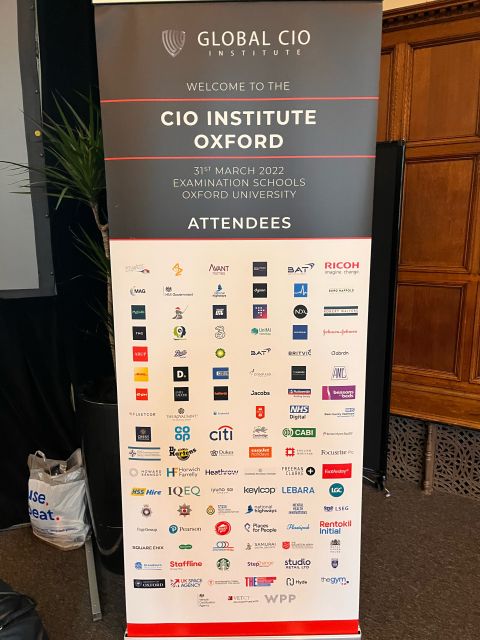 Our first #event of the year! We're delighted to be sponsoring the @CIOevent's event in Oxford today. Our team are on hand to discuss how Calligo can help their business achieve their data missions and unlock the value of their data. #DataStrategy #DataAnalytics #DataScience