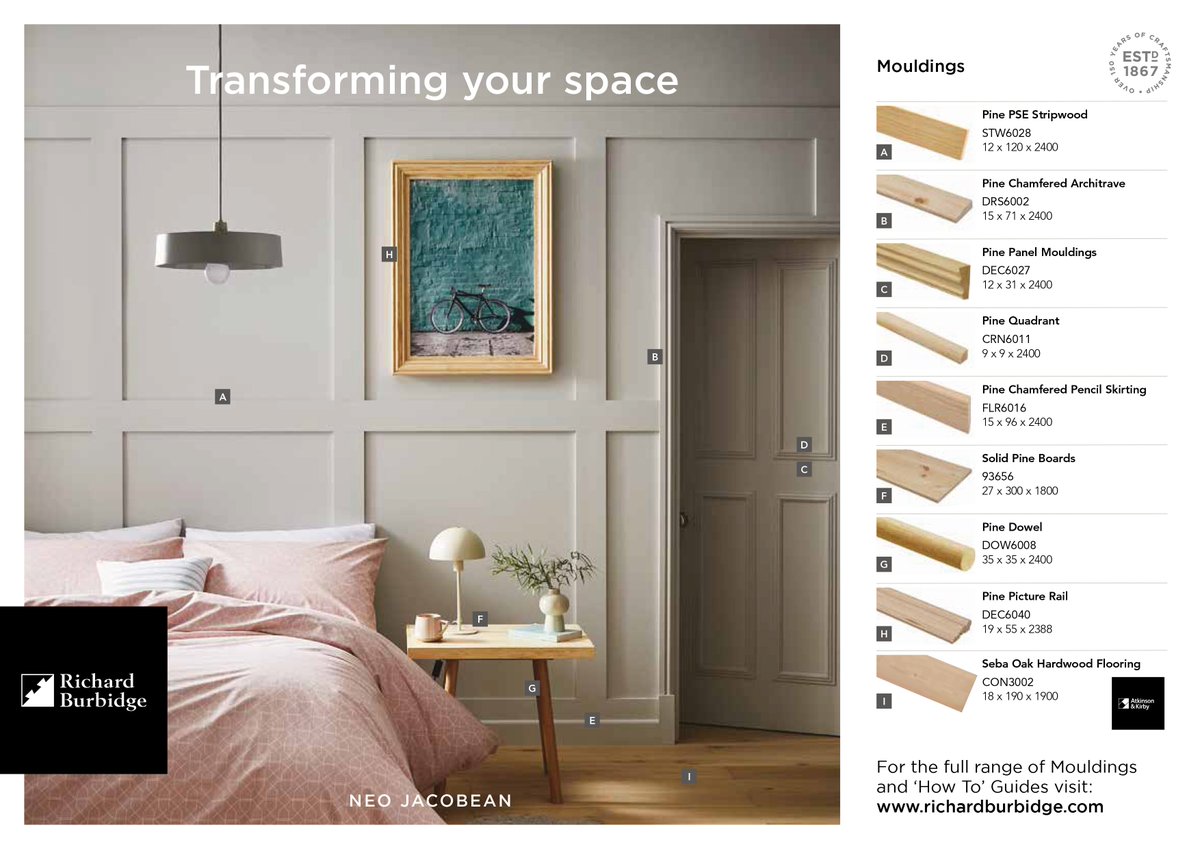 Recreate this minimalist look in your home with our top quality mouldings. Follow along with our how to guides, designed to make your renovation simple.

🔍 Find these exact products and our how to guides on our website, hubs.li/Q014z4qB0.