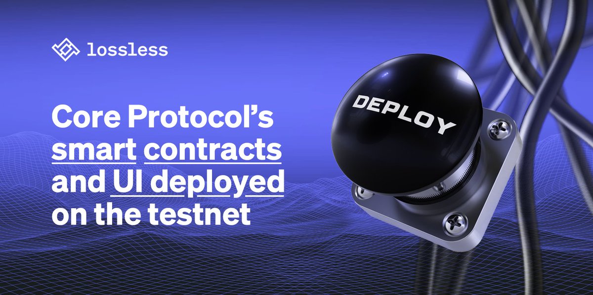 losslessdefi's tweet photo. ๐ฅ It's official! ๐ฅ
Core Protocol's smart contracts and UI are now successfully launched on the testnet ๐
Only one step left, and we'll go LIVE on #Ethereum's mainnet in mid-April ๐ต๏ธโโ๏ธ
See the platform here ๐ https://t.co/ZDxBh3nyNh https://t.co/sIndefPBzT
