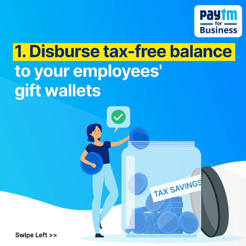 PaytmBusiness's tweet photo. Paytm Employee benefits is loaded with features that make payment disbursals smooth and stress-free.
Swipe to find out >>
#PaytmPayouts #EmployeeBenefits