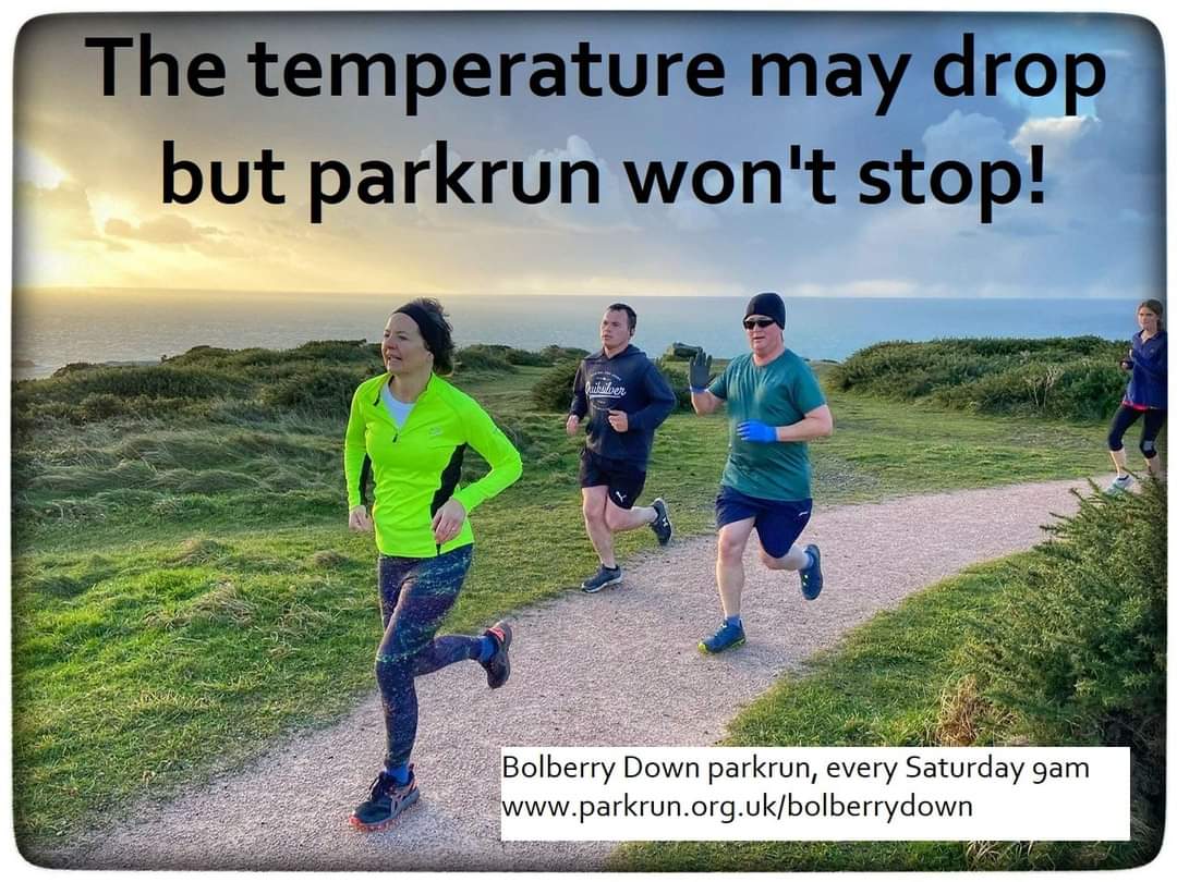 Forecast for Saturday: bit chilly, but dry and very LIGHT WINDS. 
A 5k walk, jog or run - a great way to start your day!
<a href="/NewsSouthHams/">South Hams News</a> 
<a href="/SouthHamsSport/">SouthHamsSportsHub</a> 
<a href="/activedevon/">Active Devon</a>