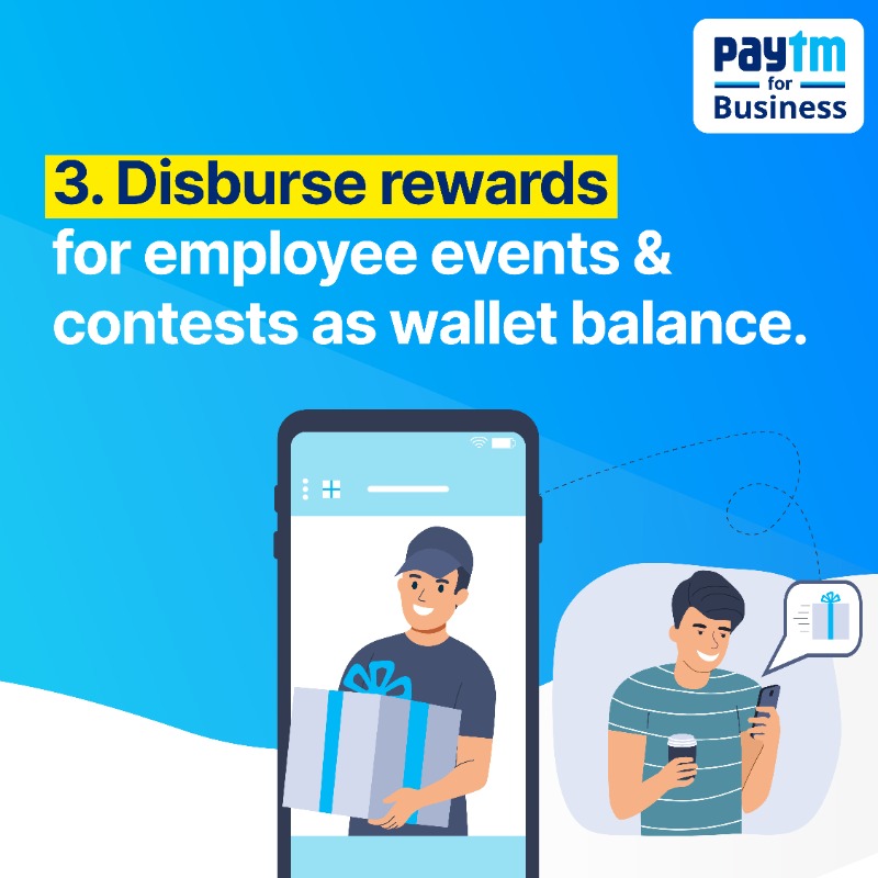 PaytmBusiness's tweet photo. Paytm Employee benefits is loaded with features that make payment disbursals smooth and stress-free.
Swipe to find out >>
#PaytmPayouts #EmployeeBenefits