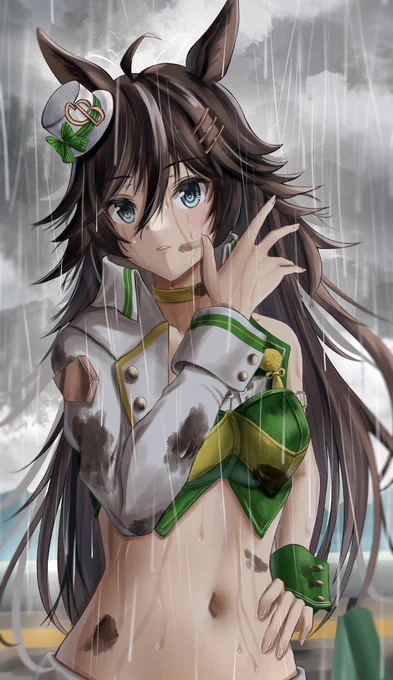 例え雨の中でも

#ウマ娘 