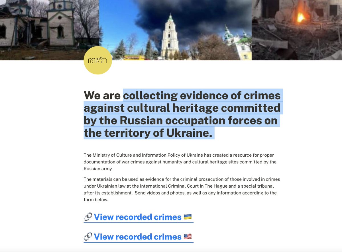 Techjournalisto's tweet image. Ukraine’s Ministry of Culture and Information Policy published a website and stated &quot;user-generated&quot; data on public/cultural sights destroyed in the war...
I have done some data analysis on it. Data shared at the end of thread...
#OSINT #OSINTUkraine