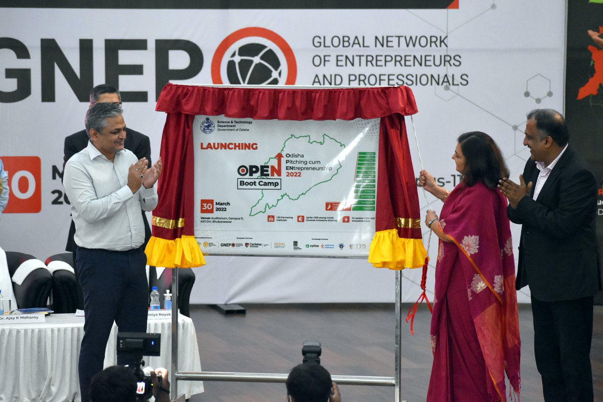 KIIT_TBI's tweet photo. #Odisha Pitching cum Entrepreneurship (OPEN) Boot Camp supported by @ScAndTechOdisha, was launched in #Bhubaneswar. The event was held in the presence of @EIT_Odisha Minister Shri @btushar02, Dept Secy Shri @manojmishrasays &amp; Mrs Ranjana Chopra, Principal Secy @MsmeDepartment https://t.co/1Kfib6vqSh