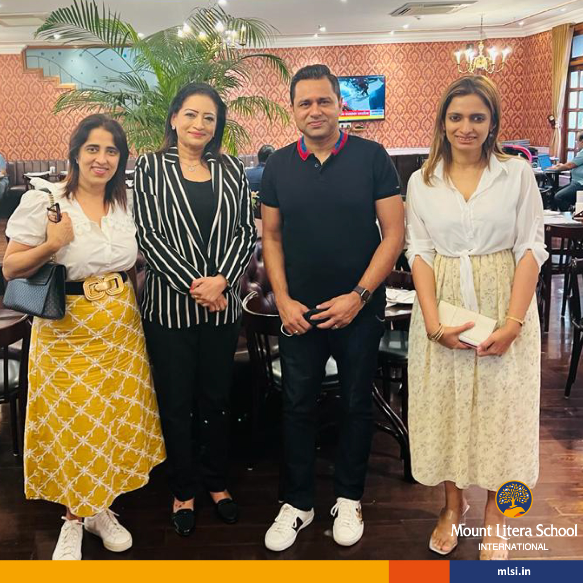 Our Head of School, Ms. Priya Anand and PTA members in conversation with Indian cricket commentator and former cricketer, Aakash Chopra. 

#MLSI #IBPYP #IBMYP #IBDP #InternationalBaccalaureate #MLSIRocks #PTA #Education #Cricket