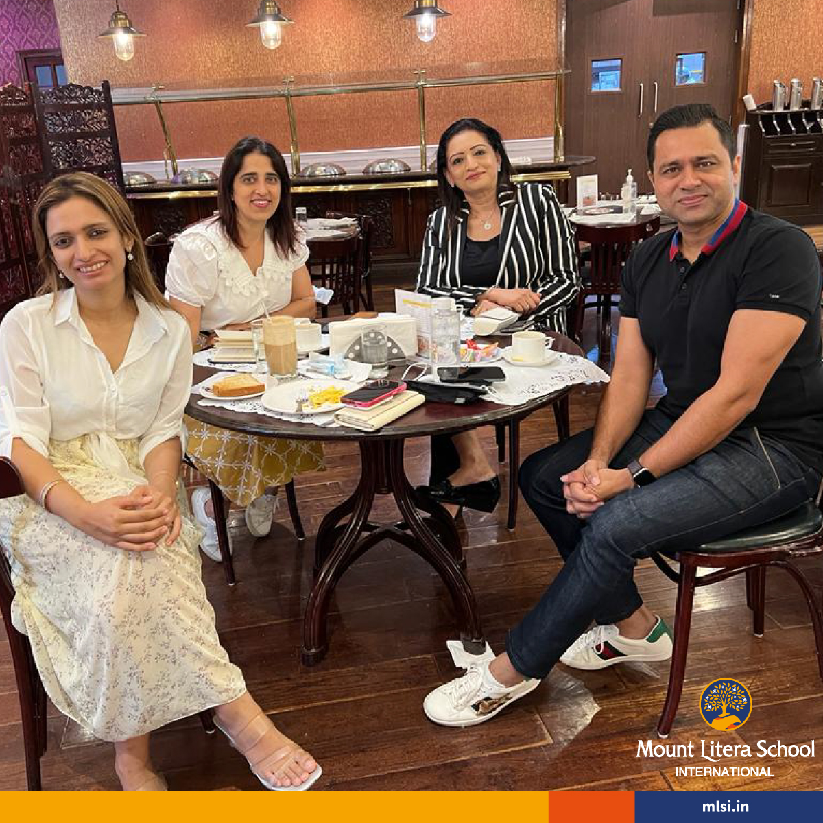 mlsi_ib's tweet photo. Our Head of School, Ms. Priya Anand and PTA members in conversation with Indian cricket commentator and former cricketer, Aakash Chopra. 

#MLSI #IBPYP #IBMYP #IBDP #InternationalBaccalaureate #MLSIRocks #PTA #Education #Cricket https://t.co/HaHRyM31Zv