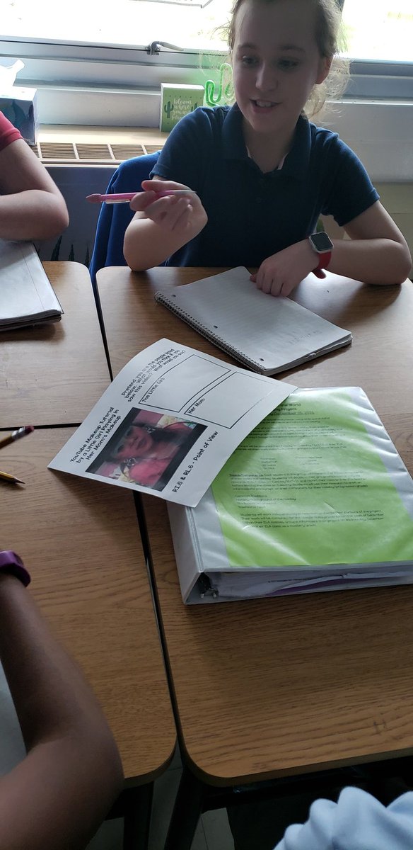 mrsherberger's tweet photo. It is all about perspective! Students had so much fun developing new stories based on different points of view. #ilovemyjob #ghlionpride #makingELAfun @GreathouseElem https://t.co/30VXoRTnWJ
