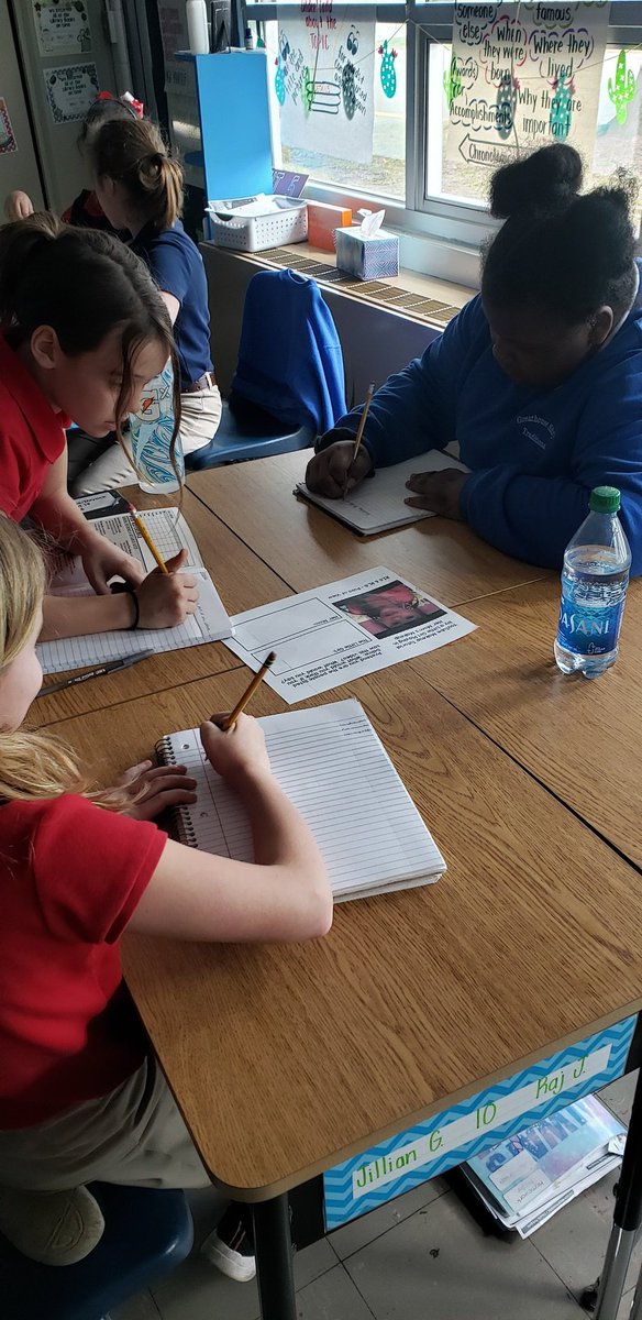 mrsherberger's tweet photo. It is all about perspective! Students had so much fun developing new stories based on different points of view. #ilovemyjob #ghlionpride #makingELAfun @GreathouseElem https://t.co/30VXoRTnWJ