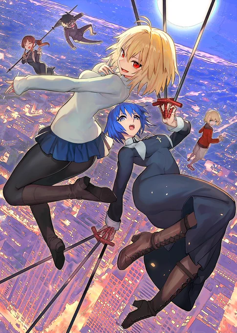 光栄なことに「月姫リメイク」公式アンソロジーコミック『月姫 -A piece of blue glass moon- アンソロジーコミックSTAR』カバーイラストを担当させていただきました!
何卒よろしくお願いします～٩( ᐛ )و #月姫 