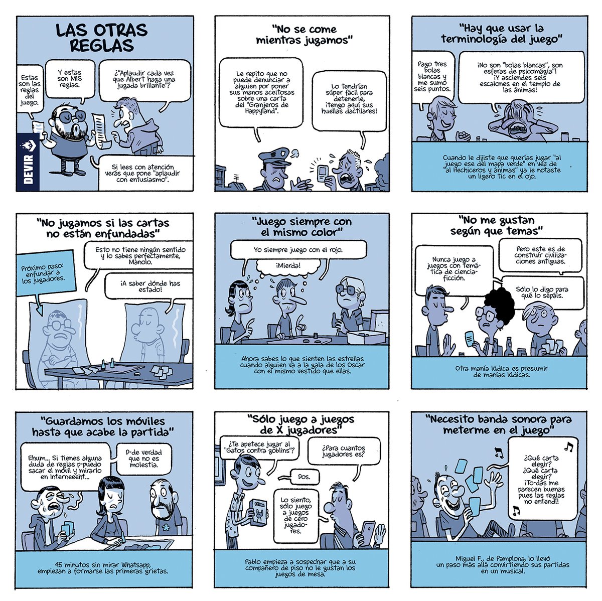 DevirIberia's tweet image. Las otras reglas... por el gran @AlbertMonteys 😃