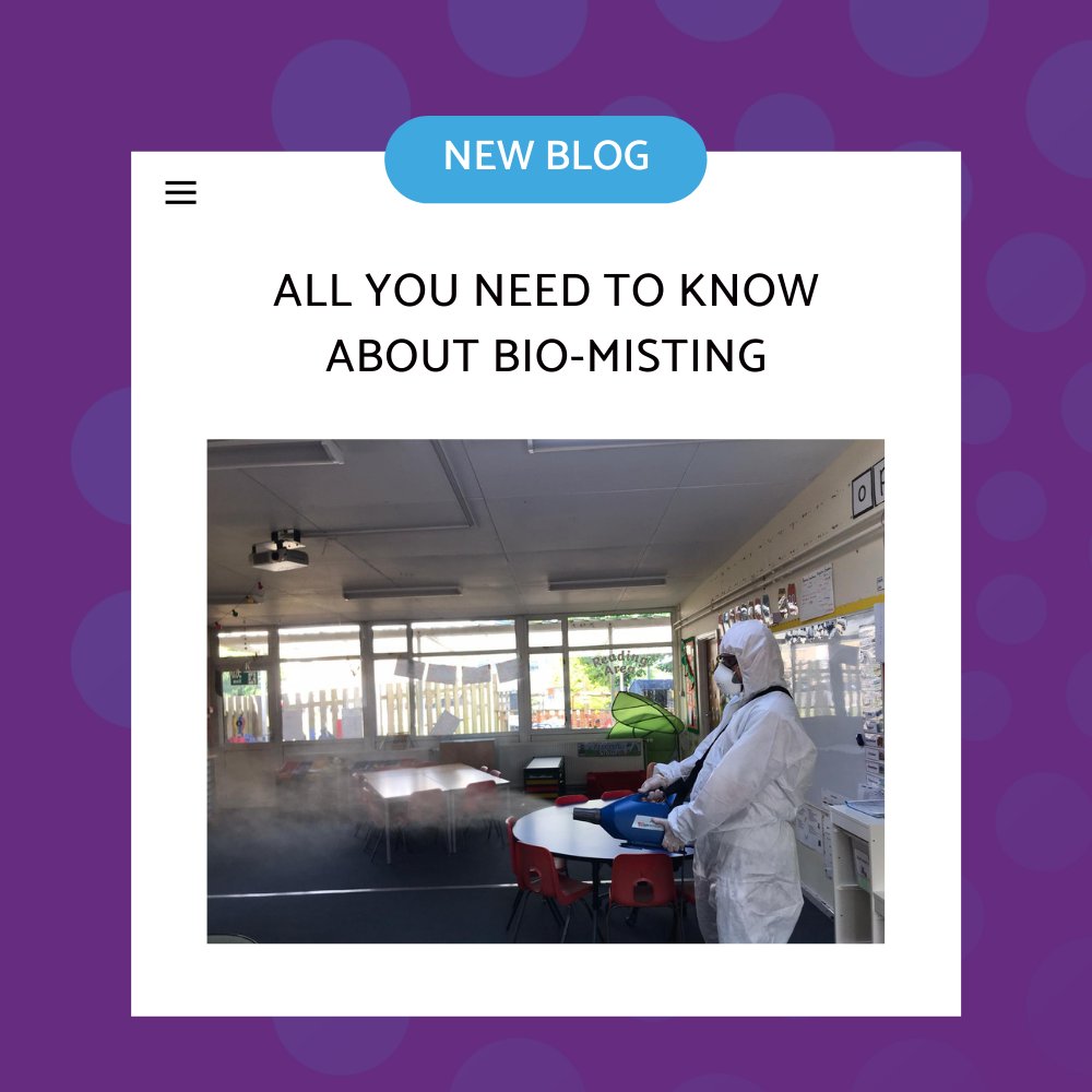 AandRcleaning's tweet image. You may have seen us talk about our bio-misting and you may still be unsure of what it is.

Check out our latest blog that will tell you all you need to know! 👇
ars-services.co.uk/news/

#SoftServices #Biomisting #Fogging