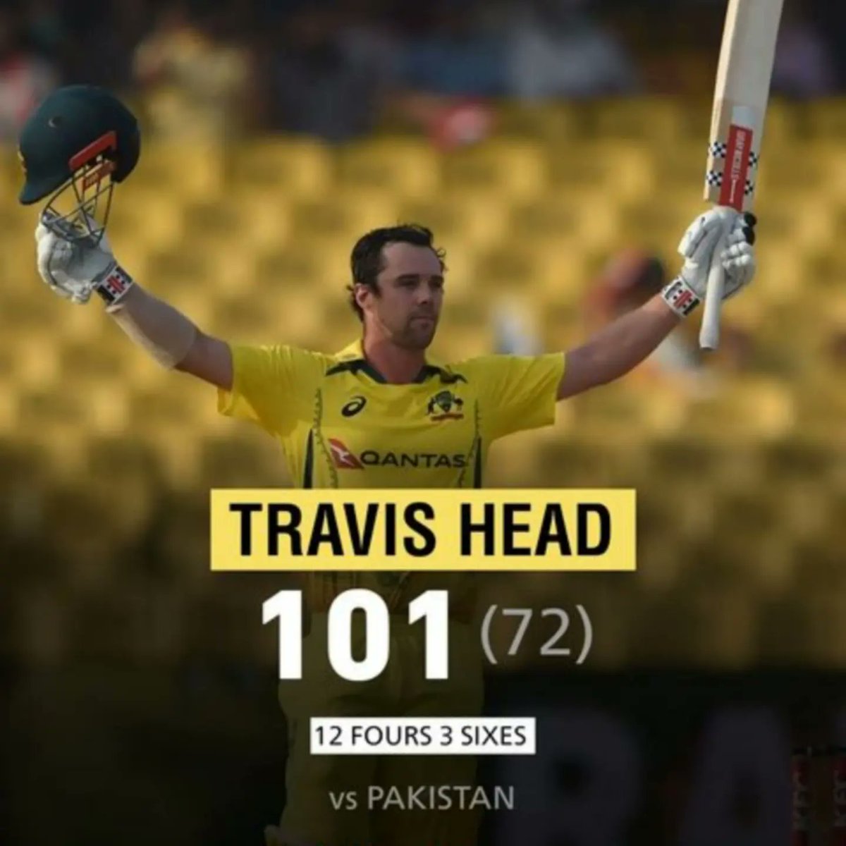 SportsRAEx's tweet photo. 🇦🇺 #Australia vs 🇵🇰 #Pakistan, 1st ODI
🇦🇺 #AUS 3️⃣1️⃣3️⃣/0️⃣7️⃣ (50)
🇵🇰 #PAK 2️⃣2️⃣5️⃣/1️⃣0️⃣ (45.2)
🇦🇺 Australia won by 8️⃣8️⃣ runs
PLAYER OF THE MATCH
@travishead34 1️⃣0️⃣1️⃣ (72) 12/03
#AUSvsPAK #PAKvsAUS #AusVsPakTest #TestMatch #Cricket #CricbuzzChatter #Cricket #Cricketball https://t.co/usmC0ZHLSl