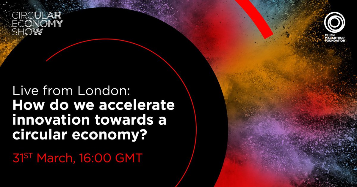 Tune in today at 4pm for @circulareconomy's #CircularInnovationDay live broadcast, @ReLondonBiz's Lamia Sbiti will be on the panel alongside @clubzero_co @WinnowSolutions @abinbev @algramo_cl @apeelsciences @backmarket @jamebutterworth @OECD_local 
👉 zcu.io/wLMI