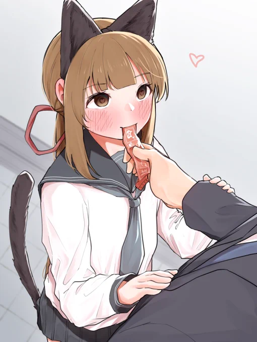 #今月描いた絵を晒そう
ちょっと甘やかしすぎたな 
