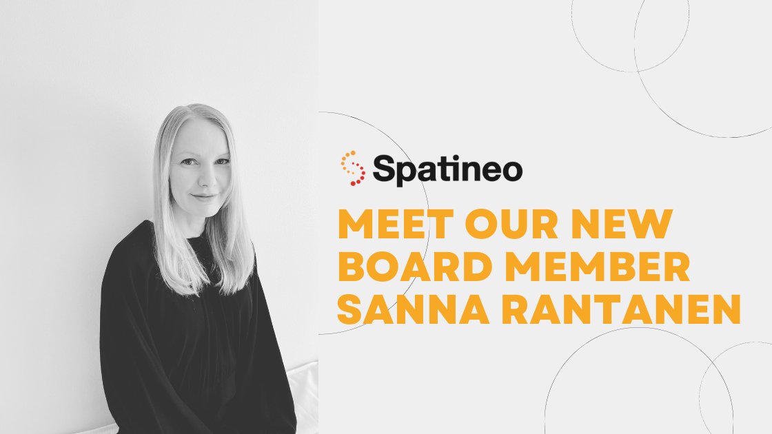 🗞 Spatineo strengthens its leadership by nominating multi-talented international sales executive Sanna Rantanen to Spatineo’s board. Read more about Sanna and about her role on Spatineo's board in our latest news:

🇬🇧 spatineo.com/spatineo-stren…
🇫🇮 spatineo.com/fi/spatineo-va…