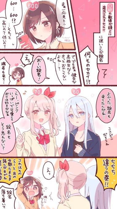 「◯欲の数値が頭上に表示されるセカイ」に迷い込んだニーゴ
 #prsk_FA 