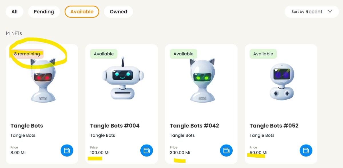 BotsTangle's tweet photo. #Tangle #Bots #3D #NFT we are live on #Soonaverse!

LAST CHANCE!! 

ONLY  8 Bots Remaining

get your Bot an start TRADING

3D Limited Collection Tangle Bots will be SOLD OUT shortly!!

https://t.co/EAzA6etYWC

20% Discount for members with XP > 99 https://t.co/BxHsxAYv6L