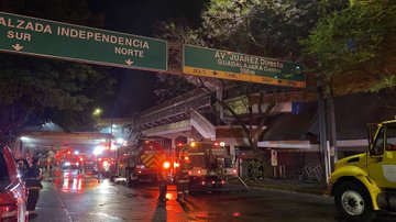 Se incendia el Mercado San Juan de Dios, en Jalisco