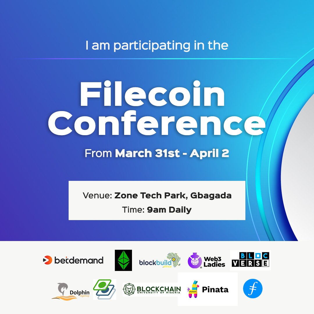 DolphinAgency's tweet photo. Building with @Filecoin
is explicitly beautiful! 
Day 2 and don't miss! @EthereumNigeria
 @betdemand
@web3ladies
@blocverse
@blockbuild
@BlockchainUNN
@pinata
#Dolphinagency
#Filecoinconference #FilConference #BuildwithFilecoin #FilConference2022 https://t.co/InIUAPmIhi https://t.co/RNA2n6yzXj