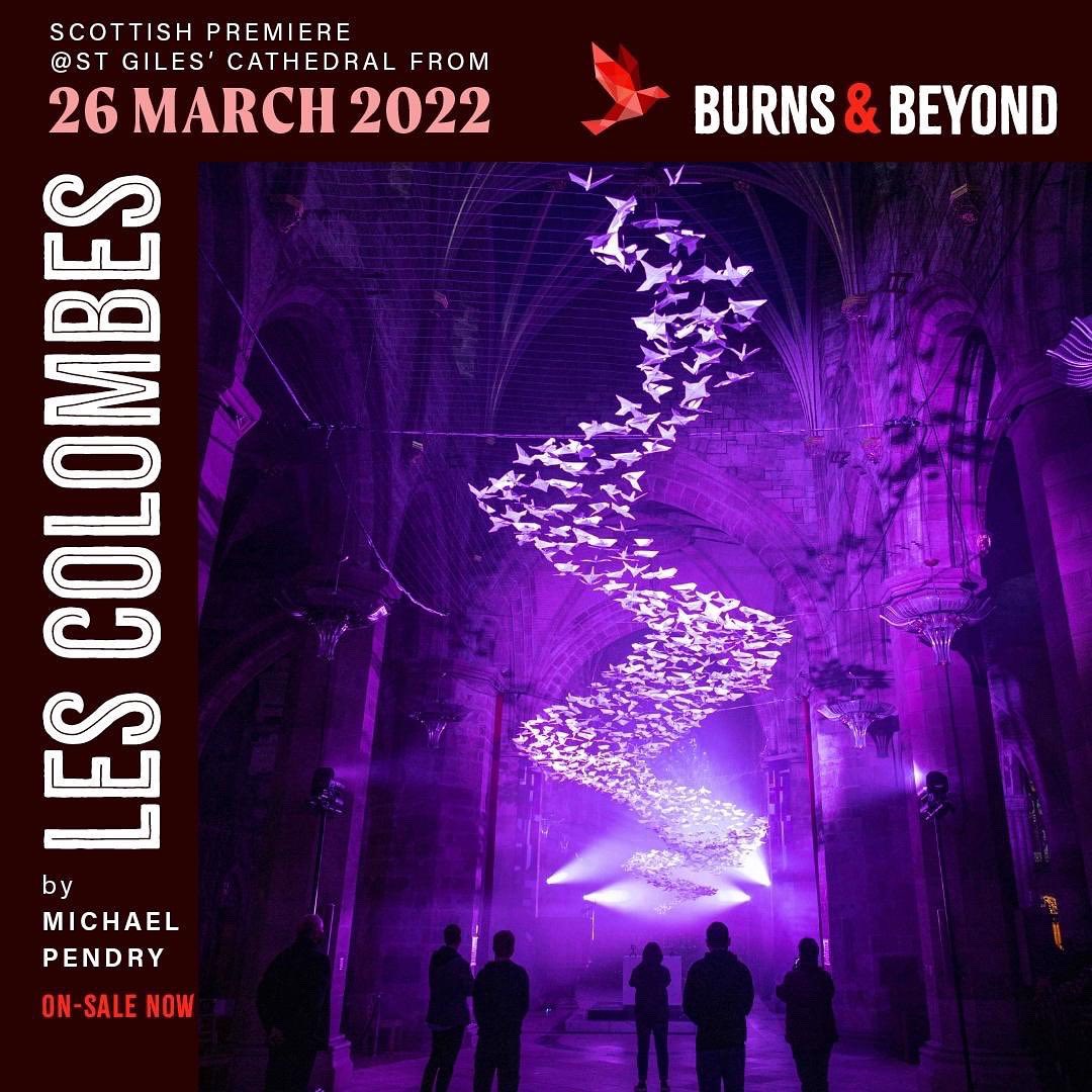 burnsandbeyond's tweet photo. Tonight we present a very special event beneath the Les Colombes:
The Choir of @StGilesHighKirk - Wings of Peace
Tonight - 7.30pm (Doors 7pm)
Tickets £12.50 (inc. fees) - All proceeds from this event donated to the @decappeal 
https://t.co/ewJl4ErTZZ https://t.co/1doPEp0mis