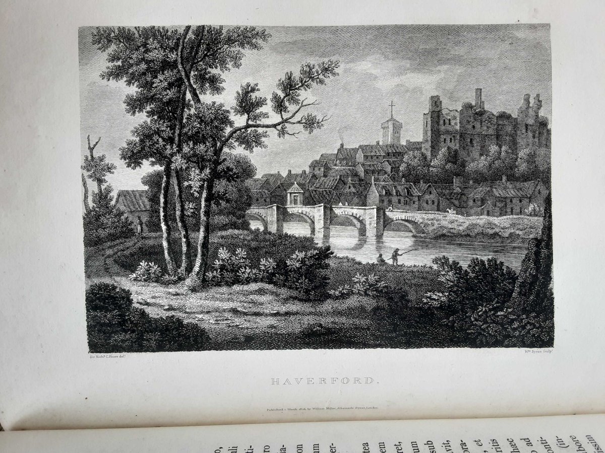 StDavCathLib's tweet photo. #ThrowbackThursday to 1809 when Richard Colt Hoare gave his copy of Geraldus Cambrensis' Itinerary of Wales to St David's Cathedral Library, with fascinating engravings of some of the stops on the way. #Haverford #StrataFlorida
@visitpembs @visitWales @HistoryPoints https://t.co/FxPl6PtT8U