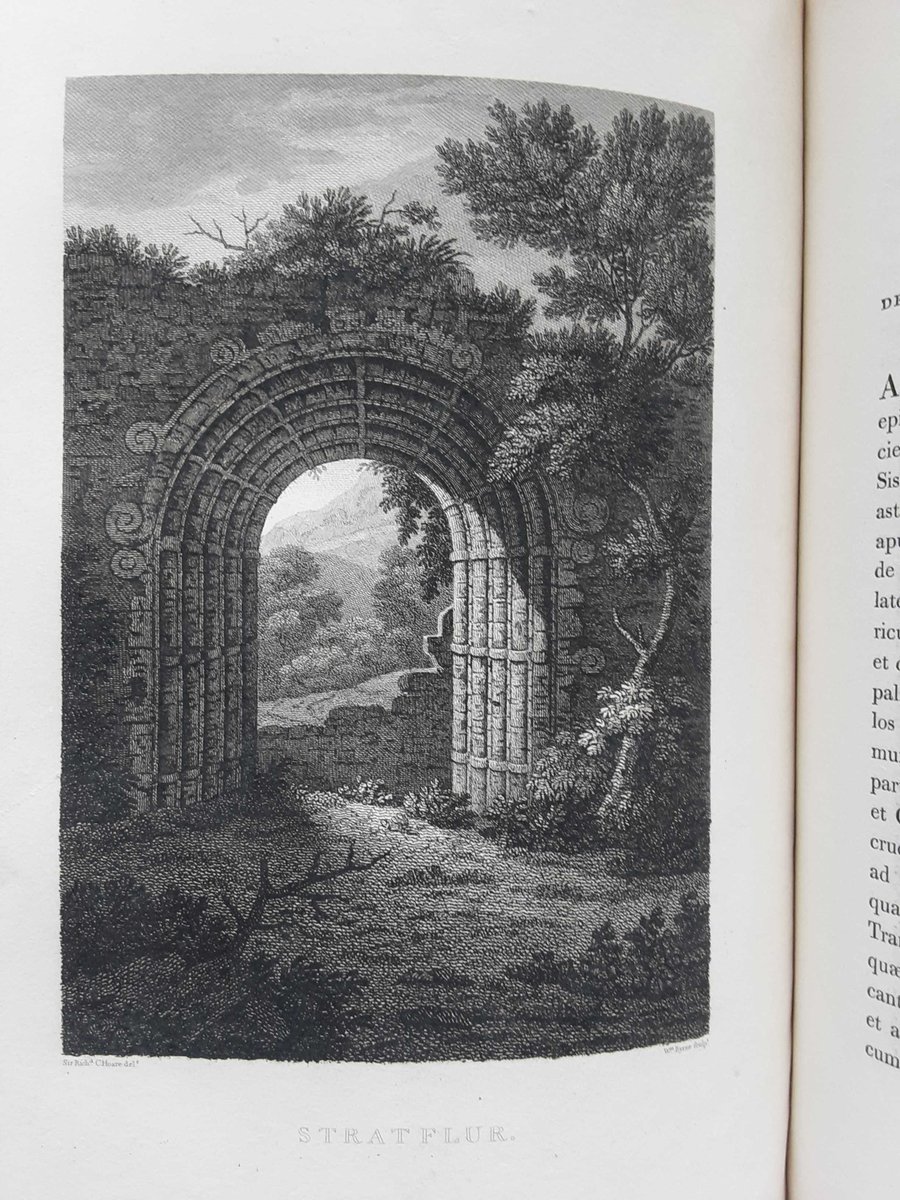 StDavCathLib's tweet photo. #ThrowbackThursday to 1809 when Richard Colt Hoare gave his copy of Geraldus Cambrensis' Itinerary of Wales to St David's Cathedral Library, with fascinating engravings of some of the stops on the way. #Haverford #StrataFlorida
@visitpembs @visitWales @HistoryPoints https://t.co/FxPl6PtT8U
