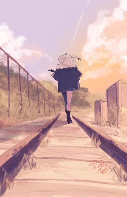 #今月描いた絵を晒そう
たまには便乗します 