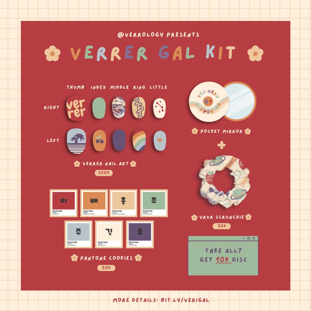verrology's tweet photo. [RTs appreciated]

before our month ends,
@verrology presents:
🌸verrer gal kit🌸

pre-order starts now until 7.4 (🇮🇩 only!)
ready stock will be available at 🍊 on 4.4 but very limited!!!

order &amp; more details👇
https://t.co/c6J1TFRFX2 https://t.co/HxKW87CJJq